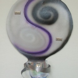 Scrap Steel Sconce