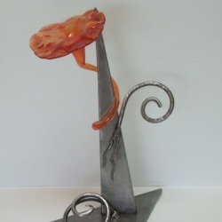 Scrap Steel n Glass ART