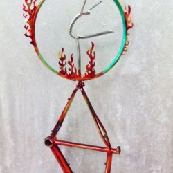 Bike Parts Sculpture