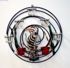 Glass Seahorse wall art